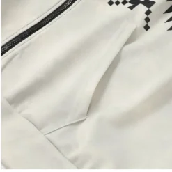 New OUKU Men's Tribal Graphic Prints Hoodie Hoodies Sweatshirt Sports Classic Long Sleeve Hooded Vacation Holiday Streetwear White Blue Pocket Print Spring & Fall Designer