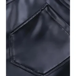 Sale OUKU Men's Trousers Casual Pants Lederhosen Pocket Plain Comfort Outdoor Daily Fashion Casual Micro-elastic Black