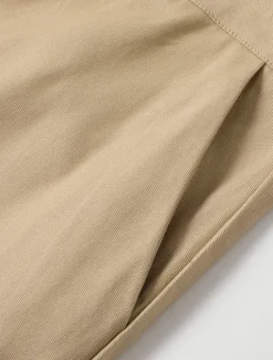 Discount OUKU Men's Trousers Chinos Casual Pants Front Pocket Plain Comfort Soft Full Length Casual Daily Going out Fashion Streetwear White Khaki Micro-elastic