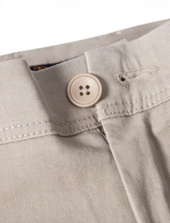 Sale OUKU Men's Trousers Chinos Casual Pants Buttons Pocket Plain Comfort Formal Party Work Fashion Classic Style ArmyGreen Black Micro-elastic