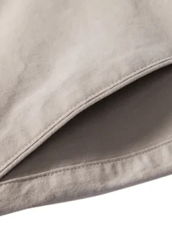 Sale OUKU Men's Trousers Chinos Casual Pants Buttons Pocket Plain Comfort Formal Party Work Fashion Classic Style ArmyGreen Black Micro-elastic