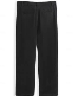 Best OUKU Men's Trousers Chinos Chino Pants Buttons Front Pocket Plain Comfort Business Daily Holiday Fashion Chic & Modern Black White Micro-elastic
