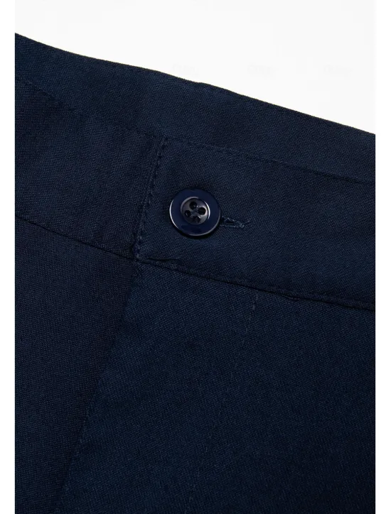 Discount OUKU Men's Trousers Chinos Chino Pants Pocket Plain Comfort Breathable Outdoor Daily Going out Fashion Casual Black White Stretchy