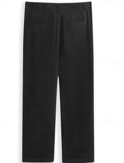 Best OUKU Men's Trousers Chinos Chino Pants Casual Pants Buttons Front Pocket Plain Comfort Soft Business Daily Going out Fashion Streetwear Light Khaki Black Micro-elastic