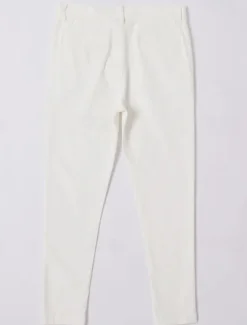 Best OUKU Men's Trousers Chinos Summer Pants Casual Pants Front Pocket Plain Comfort Breathable Casual Daily Holiday Fashion Basic Black White