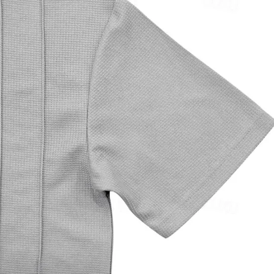 Outlet OUKU Men's T-shirt Suits 2 Pieces Outfits Tee & Shorts Short Sleeve Crew Neck Summer Plain Fashion Casual 2 Piece Vacation Daily Wear Going out Black White Royal Blue Top Tee for Men