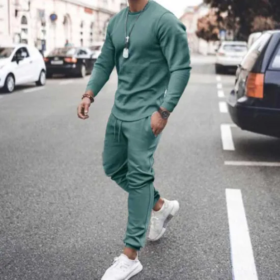 Online OUKU Men's T-shirt Suits Tracksuit Tennis Shirt Shorts and T Shirt Set Long Sleeve Crew Neck Spring & Fall Solid Colored Sports Designer Classic Drawstring 2 Piece Outdoor Street Daily Black White Pink