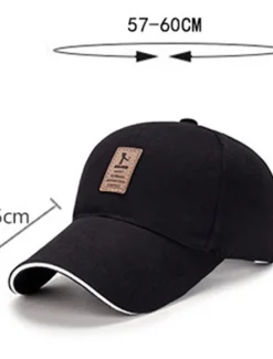 Online OUKU Men's Unisex Baseball Cap Trucker Hat Black White Polyester Travel Beach Outdoor Vacation Plain Adjustable Sunscreen Breathable Fashion