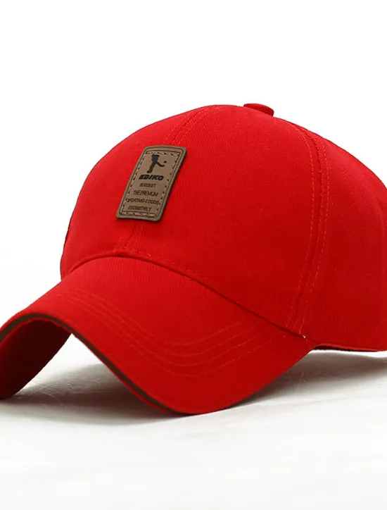 Online OUKU Men's Unisex Baseball Cap Trucker Hat Black White Polyester Travel Beach Outdoor Vacation Plain Adjustable Sunscreen Breathable Fashion