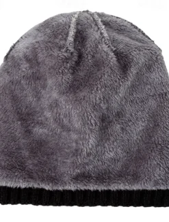 Sale OUKU Men's Unisex Beanie Hat Winter Hats Beanies Skull Cap Knit Hat Red khaki Acrylic Fibers Knitted Cozy Daily Wear Going out Color Block Warm