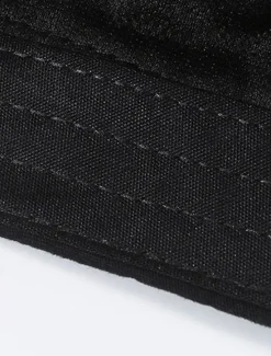 Outlet OUKU Men's Unisex Flat Cap Baseball Cap Military Cap Cadet Hat Black Navy Blue Polyester Vintage Fashion Casual Street Daily Plain Adjustable Breathable