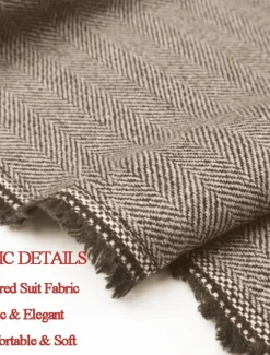 Hot OUKU Men's Vest Gilet Business Daily Date Vacation Fashion Casual Spring & Fall Buttons Pocket Polyester Comfortable Plain Single Breasted One-button Closure collar Regular Fit Vest Khaki