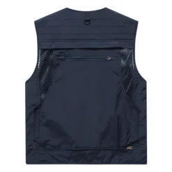Sale OUKU Men's Vest Gilet Fishing Vest Hiking Vest Sleeveless Vest Gilet Jacket Outdoor Street Holiday Daily Wear Streetwear Chic & Modern Summer Spring Pocket Polyester Breathable Quick Dry Pure Color Zipper