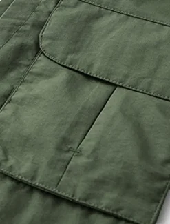 Hot OUKU Men's Vest Gilet Fishing Vest Hiking Vest Daily Date Vacation Fashion Casual Spring & Summer Mesh Pocket Polyester Breathable Comfortable Plain Zipper Stand Collar Regular Fit Black Khaki Army Green