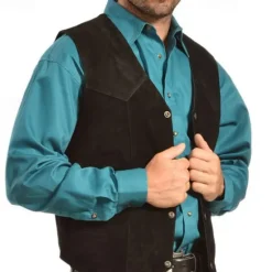 Hot OUKU Men's Vest Gilet Vacation Daily Date Fashion Casual Spring Fall Buttons Pocket Polyester Comfortable Plain Single Breasted One-button V Neck Regular Fit Black Camel Vest