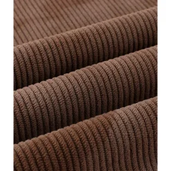 Sale OUKU Men's Vest Waistcoat Gilet Vacation Party Business Fashion Casual Spring Fall Buttons Pocket Polyester Corduroy Comfortable Solid Color Single Breasted One-button V Neck Regular Fit Dark Brown Black