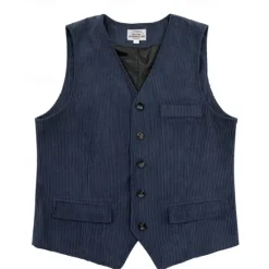 Outlet OUKU Men's Vest Waistcoat Gilet Vacation Party Business Fashion Casual Spring Fall Buttons Pocket Polyester Corduroy Comfortable Solid Color Single Breasted One-button V Neck Regular Fit Dark Brown Black