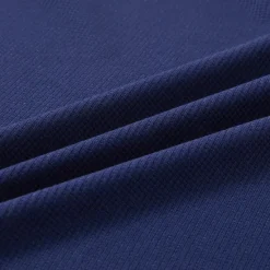 New OUKU Men's Waffle Polo Shirts Quarter Zip Polo Outdoor Causal Quarter Zip Long Sleeve Fashion Modern Solid Color Knitted Spring & Fall Standard Fit Navy Blue Dark Green Orange Light Grey Waffle Polo