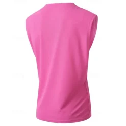 Outlet OUKU Men's Waffle Tee Tank Top Vest Top Undershirt Sleeveless Crew Neck Summer Plain Fashion Designer Basic Classic Vacation Street Going out Black White Pink Top Tee for Men