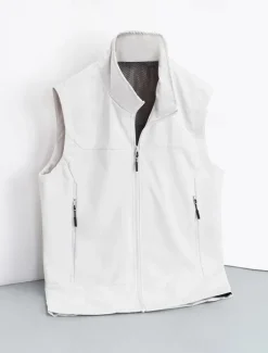 New OUKU Men's Waistcoat Training Outdoor Vacation Sports & Outdoor Neutral Fashion Spring Fall Polyester Solid Color Turtleneck Black White Navy Blue Army Green Vest