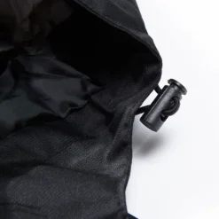 OUKU Men's Waterproof Hiking Jacket Gorpcore Rain Jacket Hiking Windbreaker Outdoor Waterproof Windproof Lightweight Breathable Detachable Cap Outerwear Trench Coat Full Zip Hoodie Hunting Fishing Climbing Black