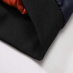 Online OUKU Men's Winter Coat Bomber Jacket Jacket Casual Jacket Outdoor Daily Wear Warm Pocket Fall Winter Plain Fashion Streetwear Lapel Regular Black Royal Blue Army Green Jacket