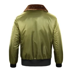 Online OUKU Men's Winter Coat Bomber Jacket Jacket Casual Jacket Outdoor Daily Wear Warm Pocket Fall Winter Plain Fashion Streetwear Lapel Regular Black Royal Blue Army Green Jacket