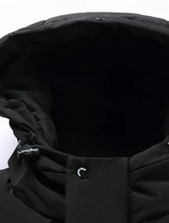 Hot OUKU Men's Winter Coat Down Jacket Puffer Jacket Padded Jacket Pocket White Duck Down Vacation Daily Wear Date Long Fashion Casual Comfortable Thermal Warm Fall & Winter Solid / Plain Color Black Gray