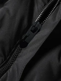 Clearance OUKU Men's Winter Coat Down Jacket Zipper Pocket Duck Down Vacation Going out To-Go Outdoor Casual / Daily Winter Pure Color Black Beige Gray Puffer Jacket