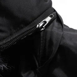 Discount OUKU Men's Winter Coat Fleece Jacket Parka Pocket Fleece Polyster Fleece lined Daily Wear Date Vacation Regular Fashion Casual Comfortable Thermal Warm Fall & Winter Letter Black Red Blue Puffer Jacket