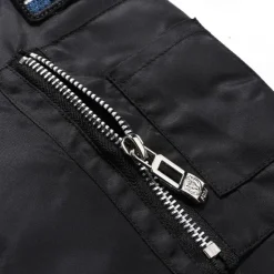 Discount OUKU Men's Winter Coat Fleece Jacket Parka Pocket Fleece Polyster Fleece lined Daily Wear Date Vacation Regular Fashion Casual Comfortable Thermal Warm Fall & Winter Letter Black Red Blue Puffer Jacket
