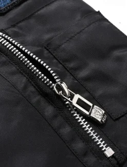 OUKU Men's Winter Coat Parka Pocket Polyster Fleece lined Vacation Daily Wear Date Regular Fashion Casual Comfortable Thermal Warm Fall & Winter Solid / Plain Color Black Red Blue Puffer Jacket