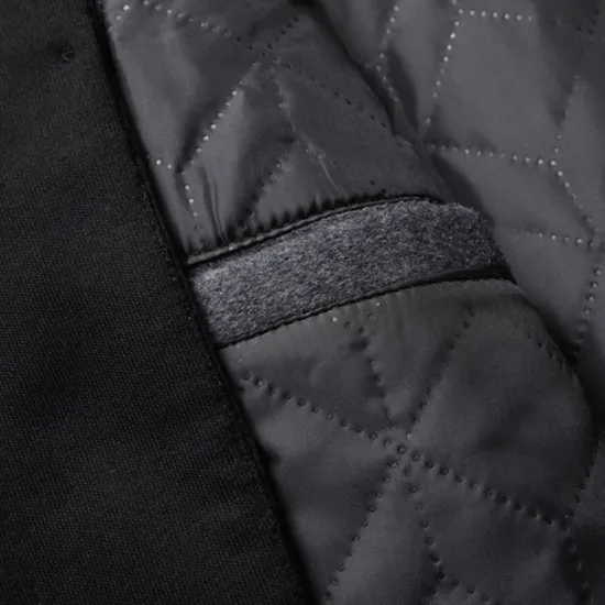 Best OUKU Men's Winter Coat Wool Coat Overcoat Trench Coat Outdoor Daily Wear Fall & Winter Polyester Windbreaker Outerwear Clothing Apparel Fashion Streetwear Plain Hooded Single Breasted One-button