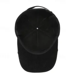 Online OUKU Men's Winter Hats Winter Warm Cap Winter Baseball Cap Black Dark Navy Polyester Adjustable Fashion Modern Contemporary Daily Wear Festival Plaid / Striped / Chevron / Round Solid / Plain Color