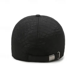 Online OUKU Men's Winter Hats Winter Warm Cap Winter Baseball Cap with Ear Flaps Winter Baseball Cap Black Dark Navy Polyester Adjustable Fashion Modern Contemporary Daily Wear Festival Plaid / Striped / Chevron