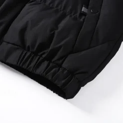 New OUKU Men's Winter Jacket Puffer Jacket Padded Zipper Pocket Polyster Pocket Outdoor Date Casual Daily Regular Fashion Casual Thermal Warm Windproof Winter Plain Black Navy Blue Light Grey Puffer Jacket