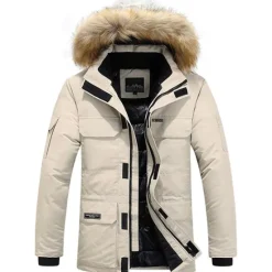 Discount OUKU Men's Winter Polyester Thermal Warm Fleece Lining Windproof Breathable orange Cream Screen Color grey blue Vest