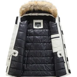 Discount OUKU Men's Winter Polyester Thermal Warm Fleece Lining Windproof Breathable orange Cream Screen Color grey blue Vest