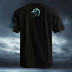 Sale OUKU Men's Wolf Motorcycle T Shirt Short Sleeve T shirt 3D Print Crew Neck Shirt Designer Gothic Party Street Casual Summer Spring Clothing Apparel S M L XL XXL XXXL Black