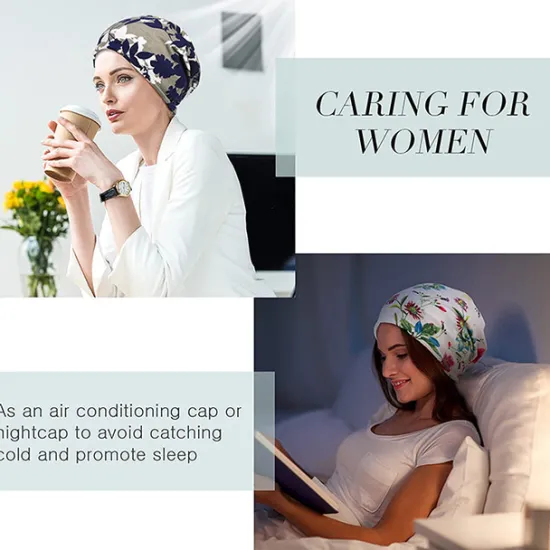 Sale OUKU men's women's vintage floral beanie lightweight breathable skull cap slouchy thin beanie baggy hat for daily wear slouchy hip-hop soft running adult dwarf hats chemo cap