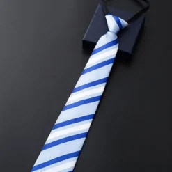 Sale OUKU Men's Work / Wedding / Gentleman Necktie - Striped Formal Style / Modern Style / Classic Party Tie High Quality Business Work Ties for Men Red Neck Tie Male Fashion Formal Tie