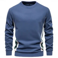 Sale OUKU Men's Zip Hoodie Sweatshirt Pullover Apricot Black Navy Blue Blue Orange Standing Collar Color Block Sports & Outdoor Sports Weekend Streetwear Cool Casual Spring & Fall Clothing Apparel Hoodies