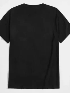 Discount OUKU Music Festival Men's Guitar Shirt T Shirt Cotton Short Sleeve Graphic Shirt Dark Grey Heather Gray Black Comfortable Tee Casual Holiday Fashion Designer Clothing