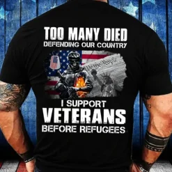 Clearance OUKU Patriotic T Shirts For Men USA T Shirt Short Sleeve T shirt 3D Print Crew Neck Shirt Fashion Funny Political T Shirt Street Casual Daily Black Red Blue Summer Spring All Seasons Clothing Apparel S M