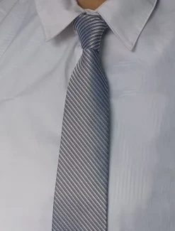 New OUKU 1Pc Light Man Necktie Business Manager Tie Width 8cm Bridegroom Groomsman Tie Gray
