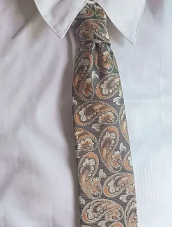 Online OUKU 1Pc Man Necktie Width 8cm Bridegroom Groomsman Tie Business Manager Tie Gray
