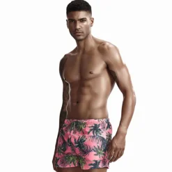 Hot OUKU SEOBEAN® Men's Swim Trunks Swim Shorts Quick Dry Board Shorts Bathing Suit with Pockets Drawstring Swimming Surfing Beach Water Sports Printed Spring Summer