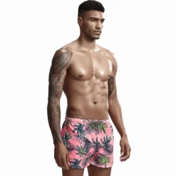 Hot OUKU SEOBEAN® Men's Swim Trunks Swim Shorts Quick Dry Board Shorts Bathing Suit with Pockets Drawstring Swimming Surfing Beach Water Sports Printed Spring Summer