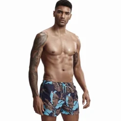 Hot OUKU SEOBEAN® Men's Swim Trunks Swim Shorts Quick Dry Board Shorts Bathing Suit with Pockets Drawstring Swimming Surfing Beach Water Sports Printed Spring Summer