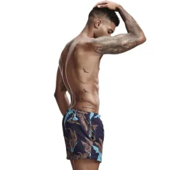 Hot OUKU SEOBEAN® Men's Swim Trunks Swim Shorts Quick Dry Board Shorts Bathing Suit with Pockets Drawstring Swimming Surfing Beach Water Sports Printed Spring Summer